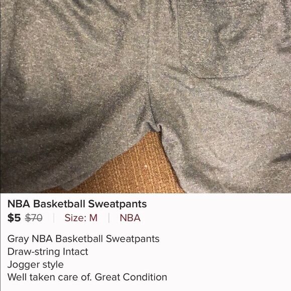 NBA Basketball Sweatpants - Picture 4 of 4